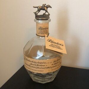 EMPTY BLANTON’S BOTTLE - Letter A